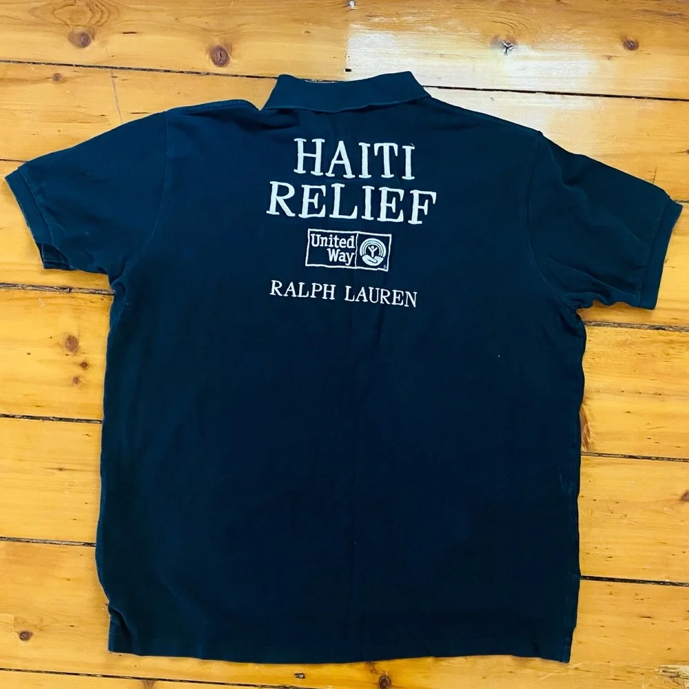 RARE 2010 HAITI RELIEF RALPH LAUREN POLO